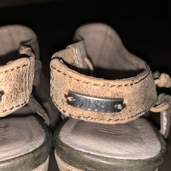 DIESEL LEATHER PLATFORM HEEL - Picture 5 of 11